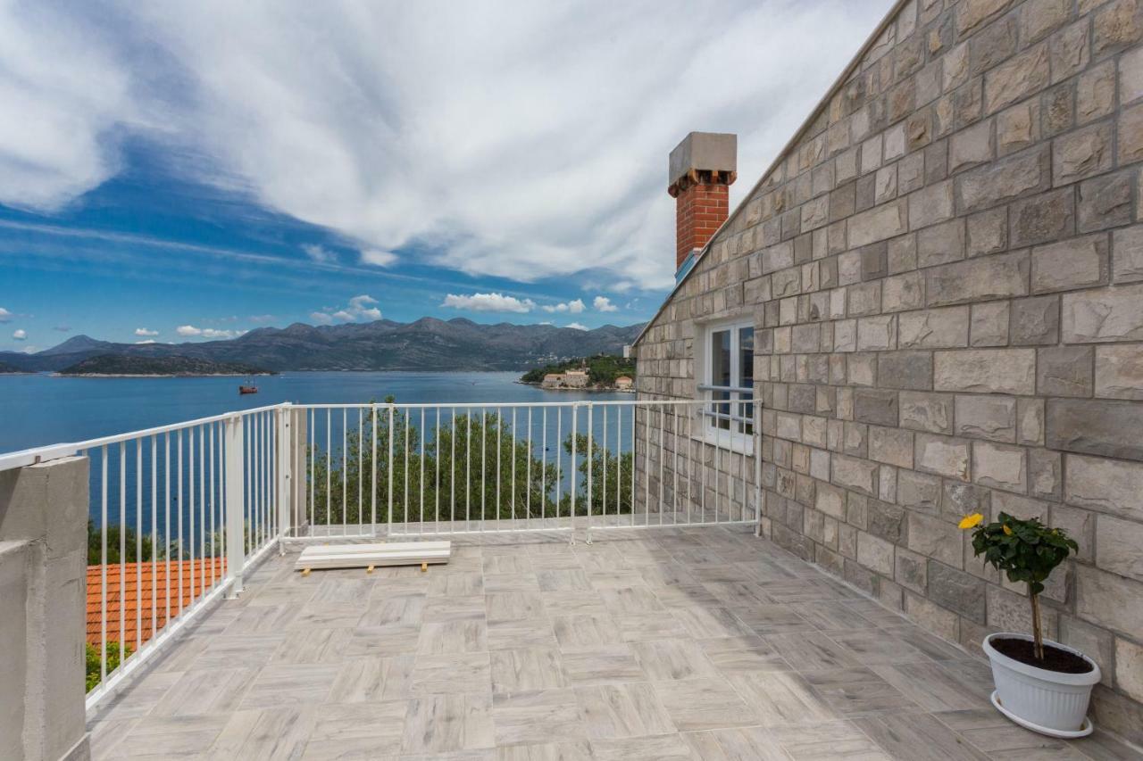 New Apartment With Terrace And Sea View Lopud Exterior foto