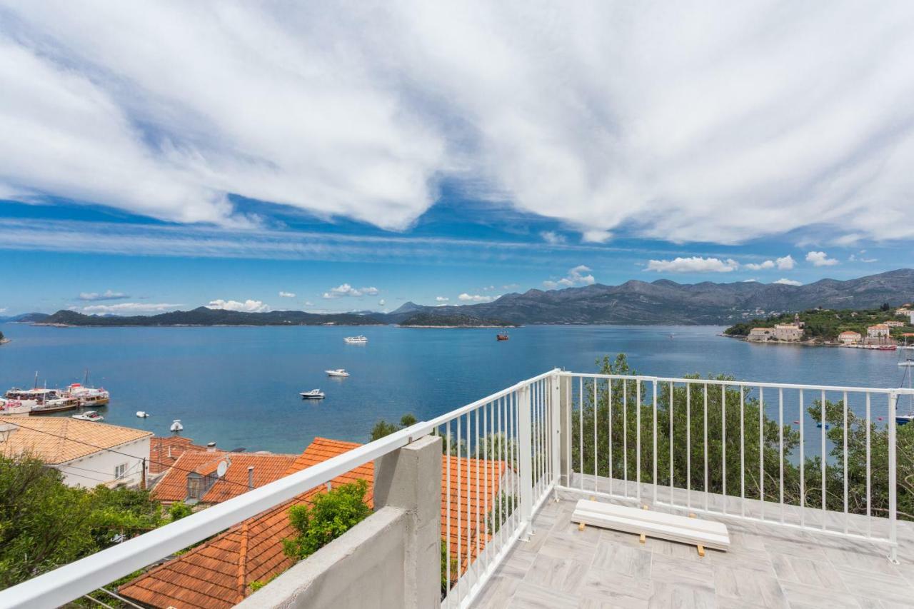New Apartment With Terrace And Sea View Lopud Exterior foto